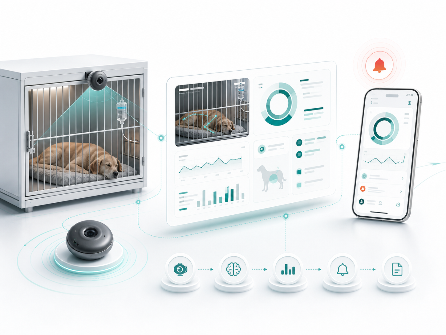 PETVOX 术后风险管理闭环示意图