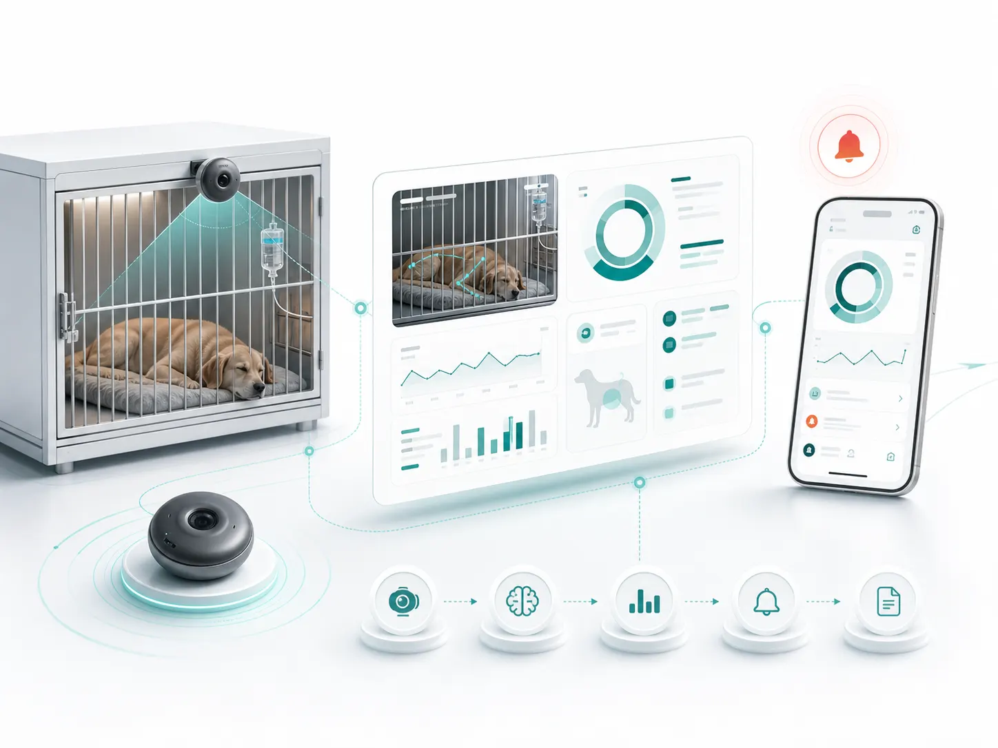 PETVOX 术后风险管理闭环示意图